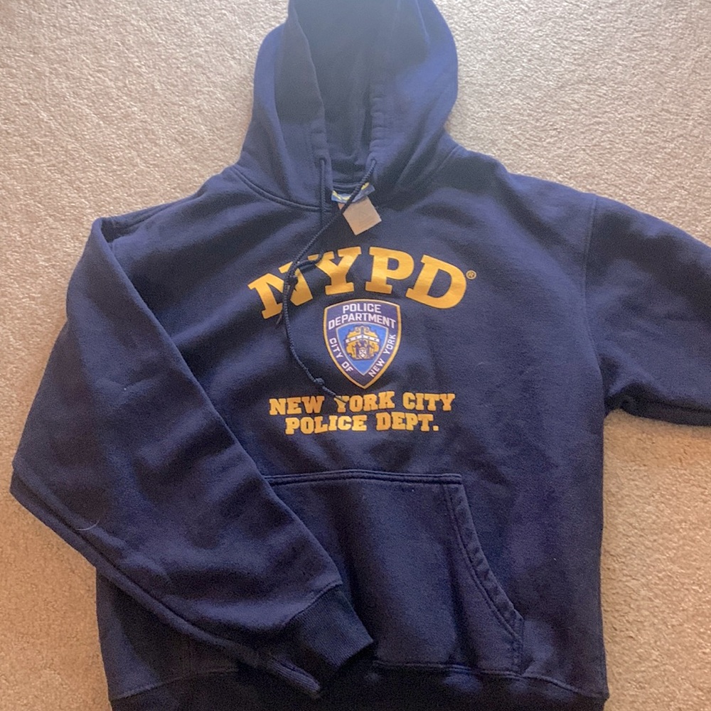 NYPD vintage navy hoodie